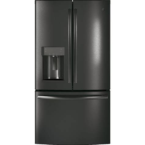 ge refrigerators black stainless steel